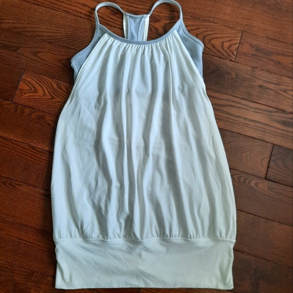 Lululemon No Limits Tank, Size 4, White/Wee Stripe White Fossil - Picture 5 of 12